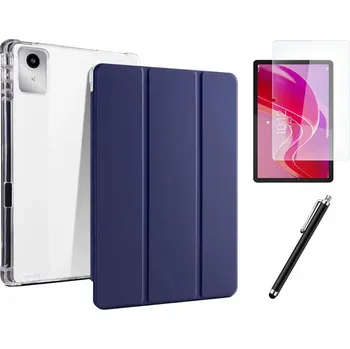 Pouzdro na mobilní telefon Průhledný POUZDRO kryt s perem + DOTYKOVÉ PERO + SKLO pro Lenovo Tab M11 10.95 / K11E