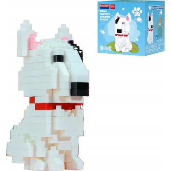 ostatní stavebnice Mini Bulteriér - pejsek, Stavebnice Stavebnice, 166 dílů