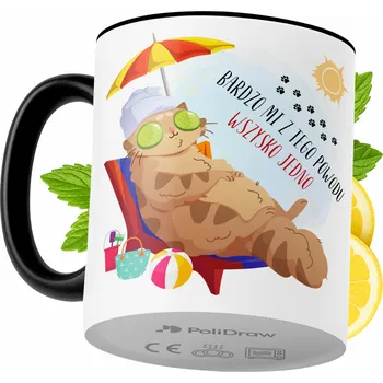 Hrnek Polidraw Hrnek Polidraw Kočičky keramika 330 ml