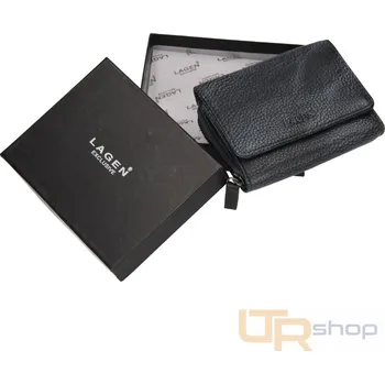 Peněženka 4721 dámská kožená peněženka LAGEN - Charcoal