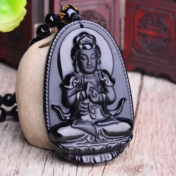 Náhrdelník Amitábha ochranný amulet na krk | buddhistický náhrdelník, přívěsek - da ri ru lai