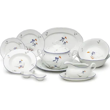 Talíř Thun 1794 CONSTANCE jídelní souprava husy 25 dílná