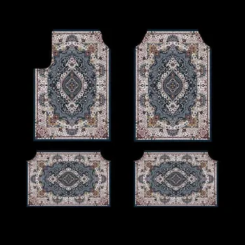 Koberec Boho koberec s retro vzorem do auta | podlahová rohož, měkký koberec - 10