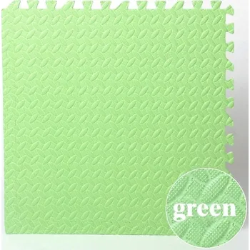 Hračka pro kojence Měkká pěnová podložka pro děti | dětská podložka, hrací koberec - Zelený , 24 ks