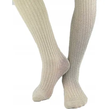 Dětské bavlna punčocháče Noviti béžové velikosti 140