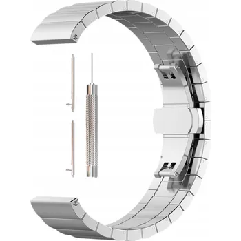 Řemínek na hodinky KOVOWÝ ŘEMÍNEK NÁRAMEK ŘEMÍNEK 20MM PRO SAMSUNG GALAXY GEAR WATCH + VYRAŽEČ