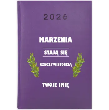 Kalendář Knihový kalendář 2026 A5 fialový