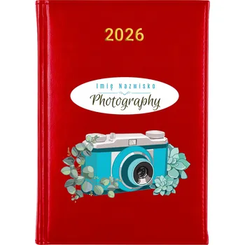 Kalendář Knižní kalendář 2026 A5 červený