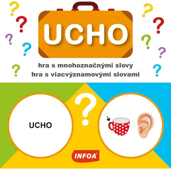 Desková hra UCHO hra s mnohoznačnými slovy/hra s viacvýznamovými slovami