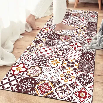 Koberec Patchwork koberec do ložnice šedý | koberec, dekorace - K-BFRQT-SJR 1 , 40X60CM (1,3X2 FT-201441337