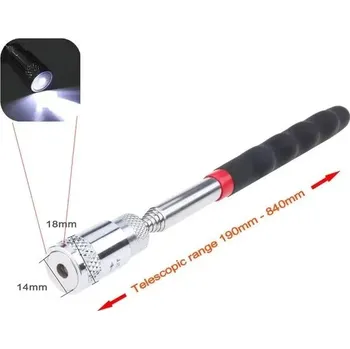 Inspekční zrcátko Inspekční zrcátko s teleskopem 360 otáčení | kontrolní nástroj, oprava auta - Se světlem