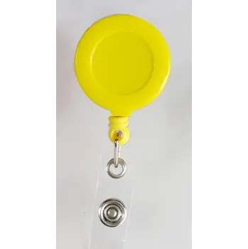 Vytahovací ABS držák na kartu | držák, klip - Čistá žlutá barva