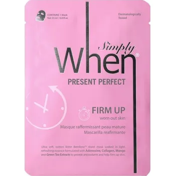 Pleťová maska When - Present Perfect Látkové masky 23 g unisex