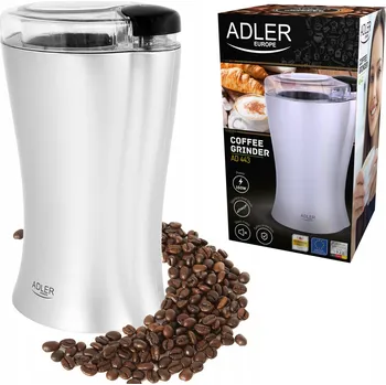 Mlýnek na kávu Elektrický mlýnek Adler AD 443 150 W stříbrný/šedý
