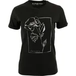 Dámské triko ALPINE PRO NUNA L Černá, Bílá