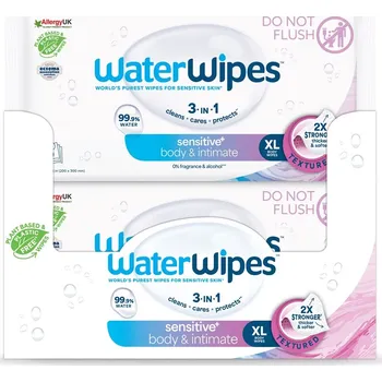 Dětská kosmetika 12x WATERWIPES Ubrousky vlhčené Body&Intimate 30 ks (360 ks)
