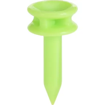 Pure plastic step tees 24mm 35pcs, Green