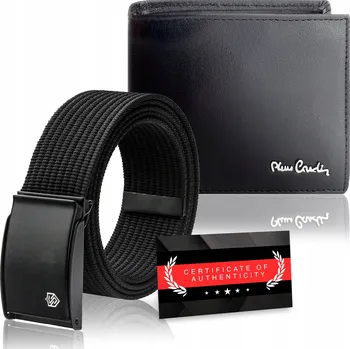 Peněženka Peněženka Pierre Cardin , přírodní kůže, černá - muž