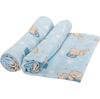 Dětské látkové osušky BOMIMI TETRA Premium 2ks UNI Modrá