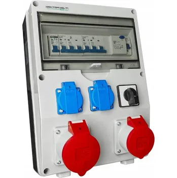 Rozvaděč Staveništní rozvaděč ECO 32A/5P, 16A/5P, 2x230V DV-7938-F