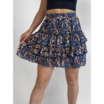 Dámská sukně Stylová dámská mini sukně modrá , VELIKOST UNI ( XS, S, M )