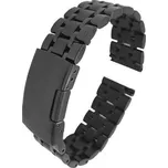 Černý ocelový řemínek na hodinky