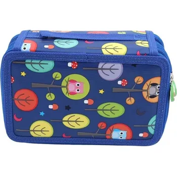 Penál Velké kreslící pouzdro na pastelky | penál, organizér - Námořnická 72 jamek