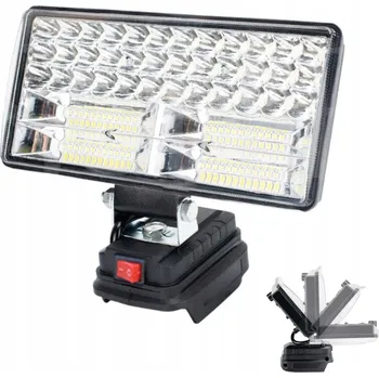 Svítilna LAMPA PRO MAKITA 18V HALOGEN PRACOVNÍ SVĚTLO SVÍTILNA 8 PALCŮ LED