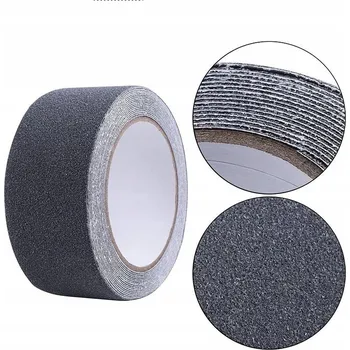 Lepicí páska Protiskluzová páska samolepicí na schody, matná černá, 50 mm x 5 m