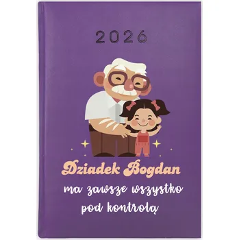 Kalendář Knihový kalendář 2026 A5 fialový
