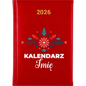 Kalendář Knižní kalendář 2026 A5 červený