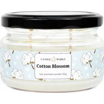 Svíčka Sójová vonná svíčka Cotton Blossom Candle World
