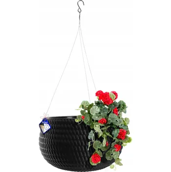 Květináč Šedý plast Květináč Kadax 32 cm x 32 x 19 cm