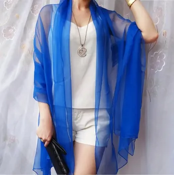 Šála Lehký letní plážový šátek přes plavky | letní šála, plážový šátek - Tmavě modrá