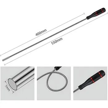 Inspekční zrcátko Inspekční zrcátko s teleskopem 360 otáčení | kontrolní nástroj, oprava auta - 1 libra flexibilní