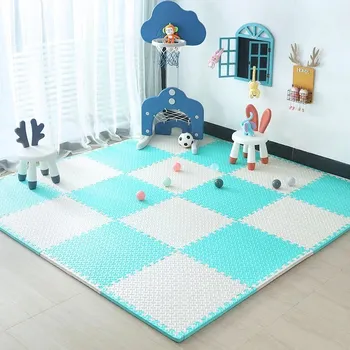 Hračka pro kojence Měkká pěnová podložka pro děti | dětská podložka, hrací koberec - White-Vardant , 4 KS