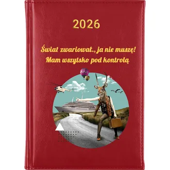 Kalendář Knižní kalendář 2026 A5 červený