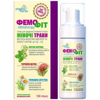 Intimní hygienický prostředek FEMOFIT: Pěna na intimní hygienu 150ml K2708