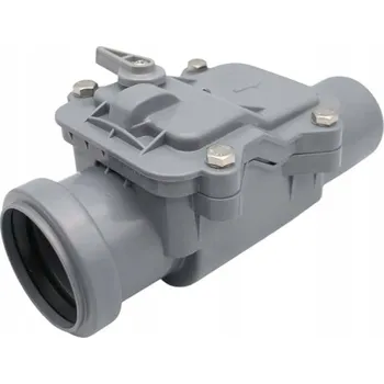 Vrták Zpětná klapka MD Technic DN 50 šedá s aretací