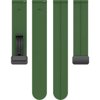 Řemínek na hodinky Řemínek KBR Games pro Samsung 22mm, zelený