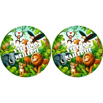 Balónek Foliový Balónek Všechno Nejlepší Safari