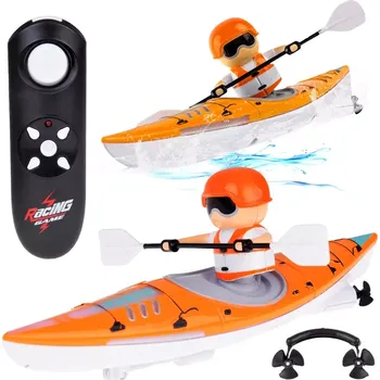 RC model ostatní Podsvícený kajak s veslařem na dálkové ovládání