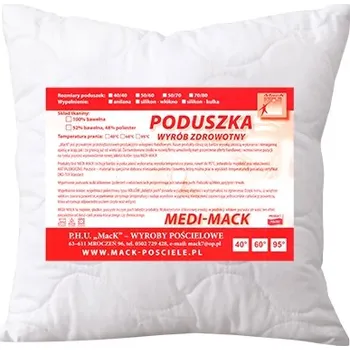 Polštář Bílý Polštář 40x40 antialergický Mack
