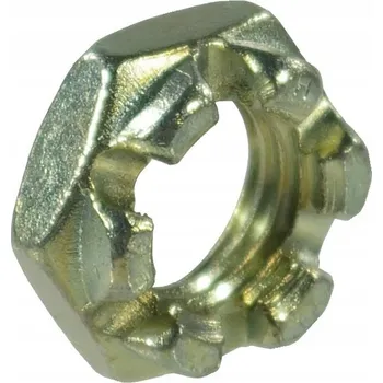 Matice Korunová matice nízká DIN937 M16x1.50 tř.8 ocelová pozink Kramp