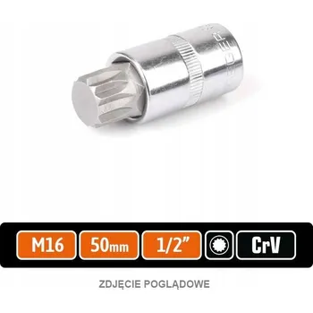 Klíč Nástrčný klíč 1/2" s bitem SPLINE 55 mm/M16 / TEGER