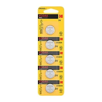 Článková baterie Kodak Jednorázová lithiová baterie CR2025, 5-pack (KOD-2025BL5)