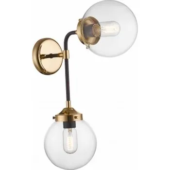 Nástěnné svítidlo Nástěnné svítidlo Zuma Line RIANO W0454-02D-SDAC Zlaté 2x40W