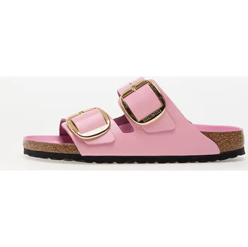 Dámská obuv Tenisky Birkenstock Arizona Big Buckle Natural Leather Patent High-Shine Fondant Pink EUR 40