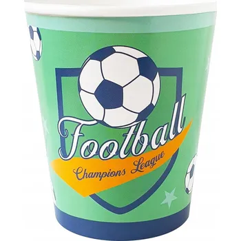 Party nádobí Fotbalové Kelímky 250 ml, 8 ks / Squirrel and Company