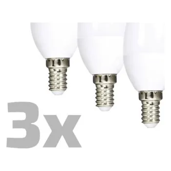 Žárovka LED žárovka svíčka E14 4,8W 470lm 3000K 3ks